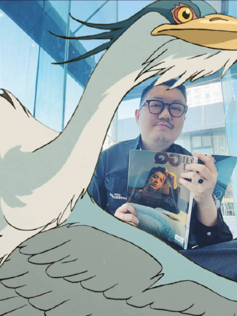 带着肖战GQ杂志进入宫崎骏动画的世界 感觉好像还挺好看？