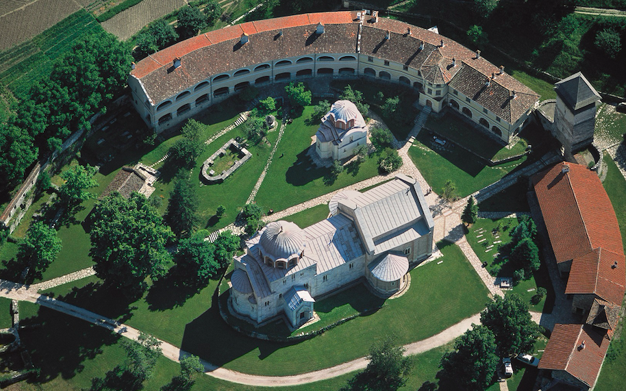 斯圖德尼察修道院。圖/塞爾維亞國家旅遊局供圖