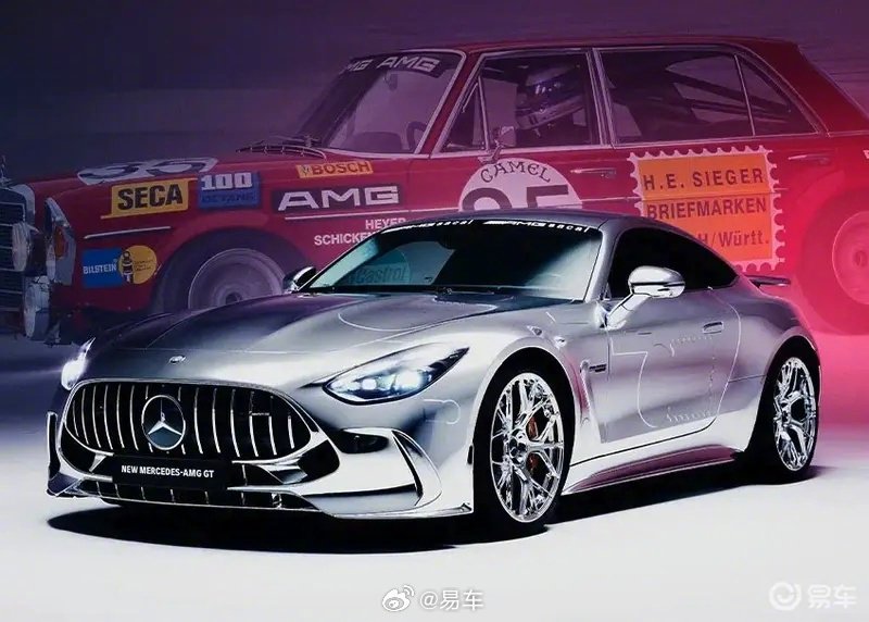 AMG GT Sacai跨界联名涂装版官图 4月20日AMG品牌之夜亮相