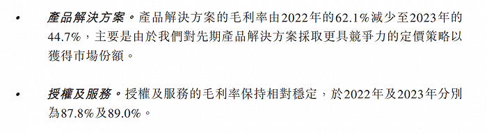 ▲地平线盈利模式 招股书截图