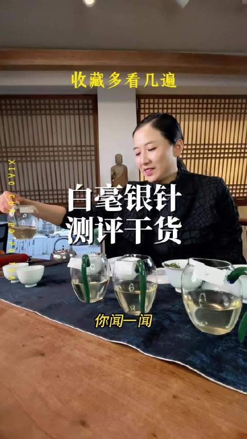 白毫银针白茶测评实录课免费开放，小茶婆婆老粉收藏，建议反复观看