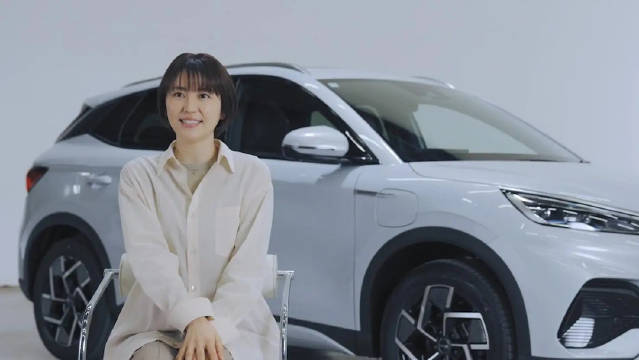 长泽雅美出演比亚迪最新广告幕后花絮