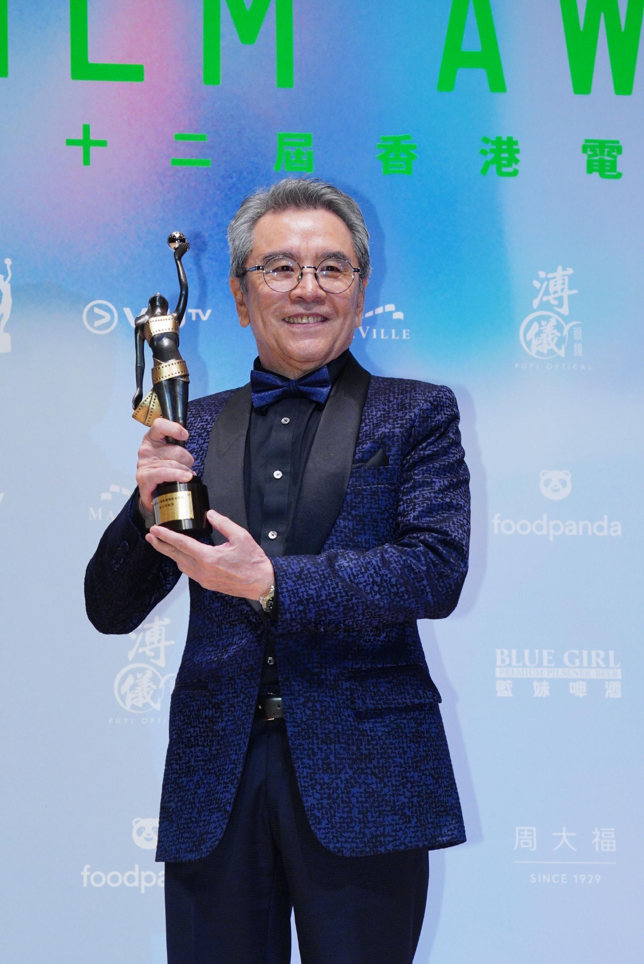 薑大衛憑藉電影《白日之下》獲得第42屆香港電影金像獎最佳男配角。 供圖 IC