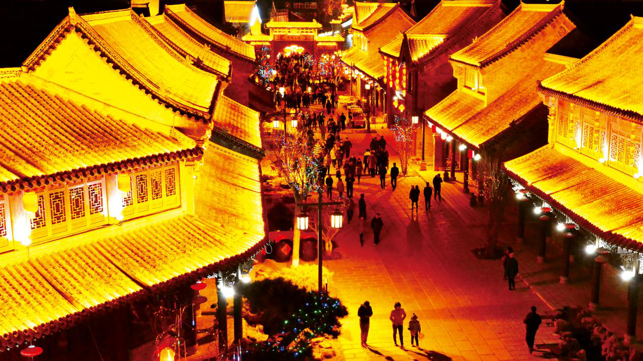 青州古城夜景。受訪者供圖
