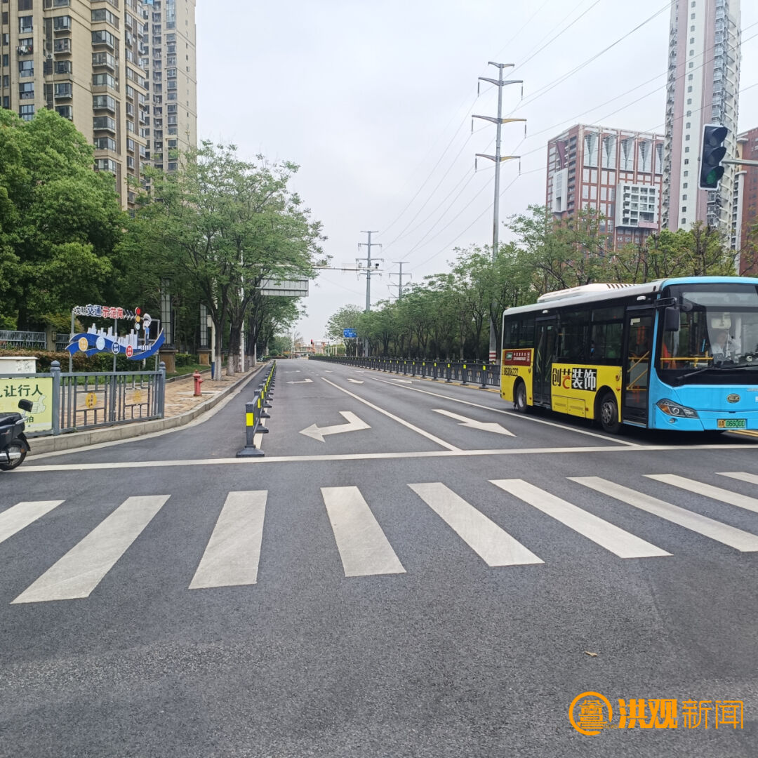 三经路(靠近紫金城广场)雨污分流改造完成后