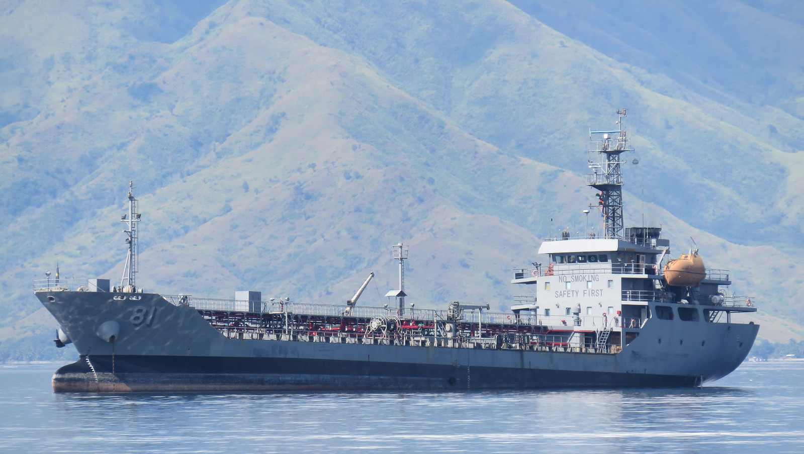 資料圖：菲律賓海軍補給艦「卡里拉也湖」號