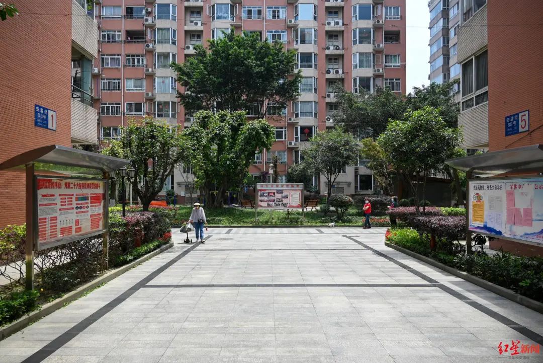 成都一居民小区,资料图