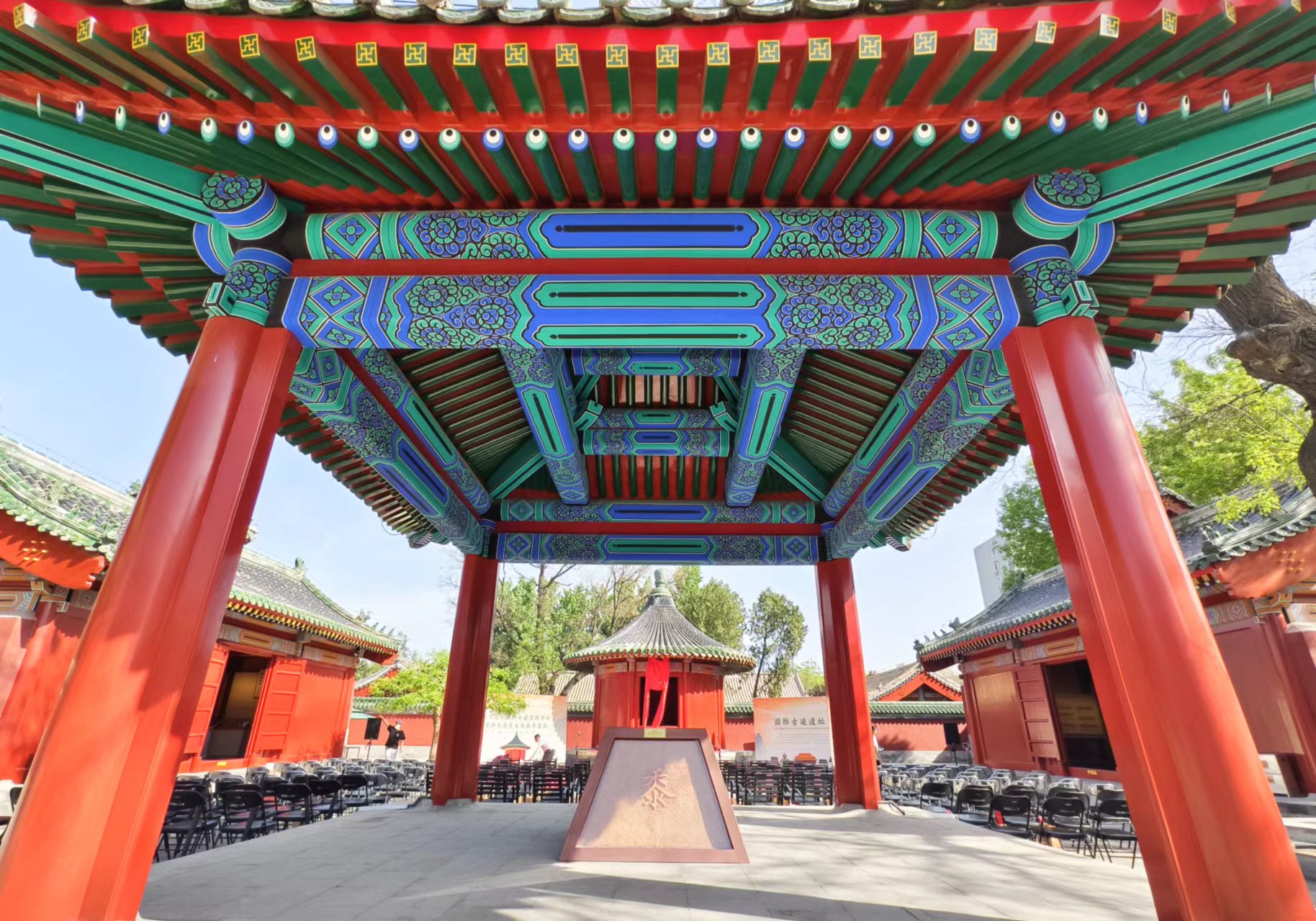 4月18日，北京古代建築博物館（先農壇）神倉建築群移建200多年來首次面向公眾開放。新京報記者 浦峰 攝