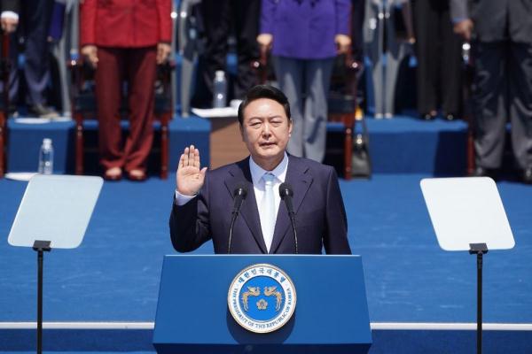 ▲資料圖:南韓總統尹錫悅。圖/新華社