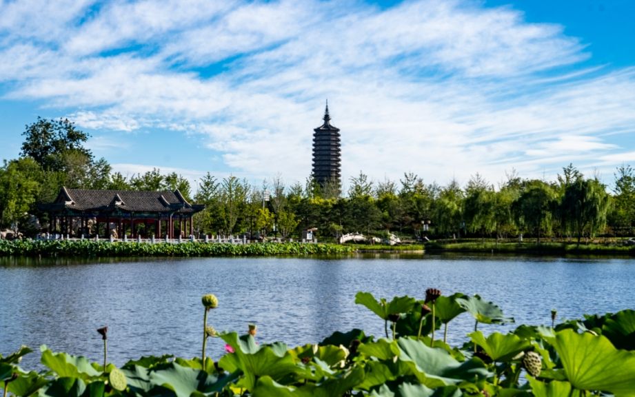 北京（通州）大運河文化旅遊景區。北京市通州區園林綠化局供圖