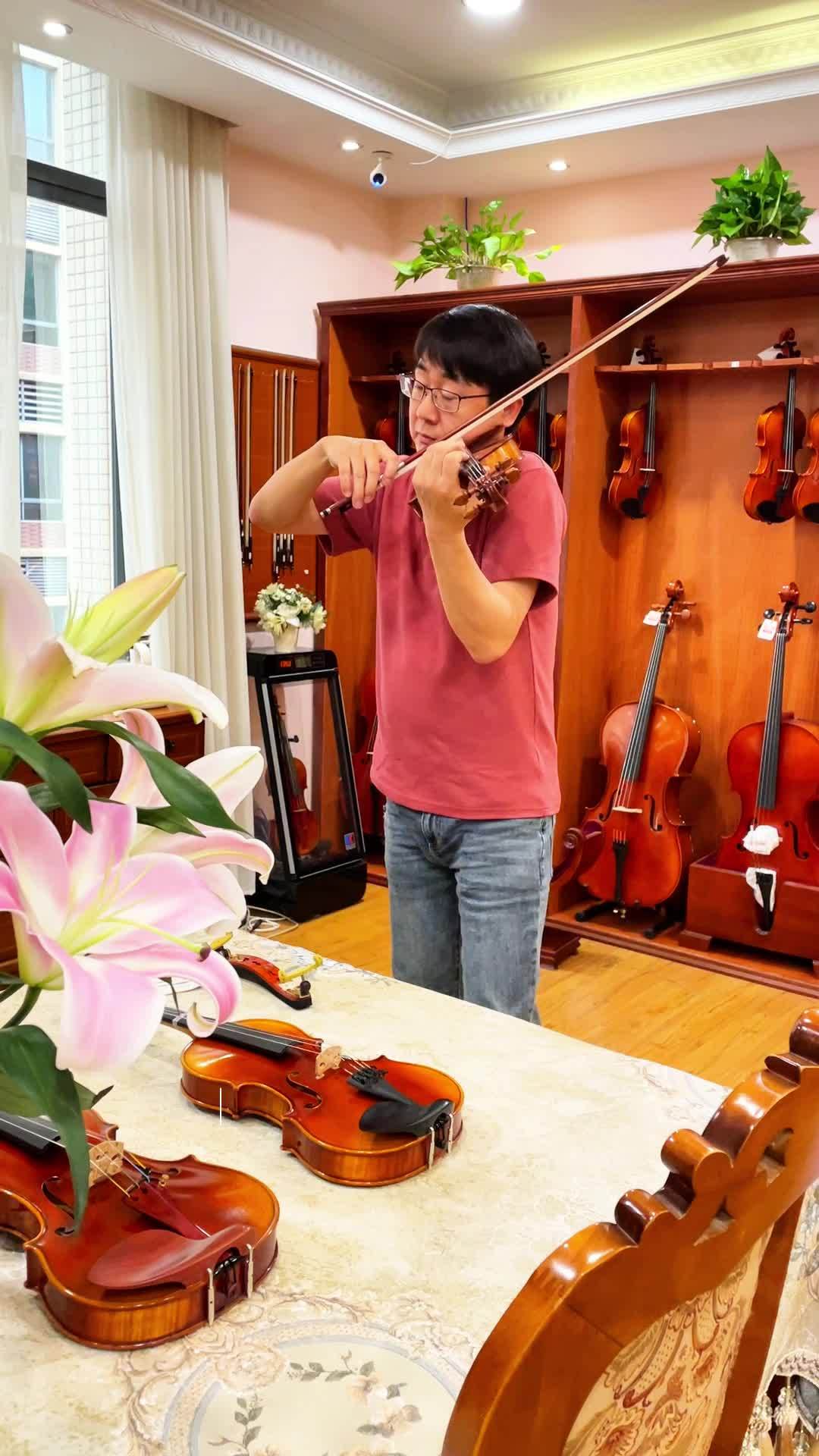 这把小提琴音色温暖而圆润，清澈悠扬，能够演奏出悠扬动人的旋律