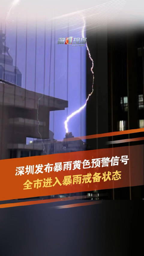 谁今晚发誓了？深圳2小时共记录到1198次闪电