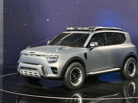 北京车展丨smart首款中型SUV，配副驾屏+四驱系统