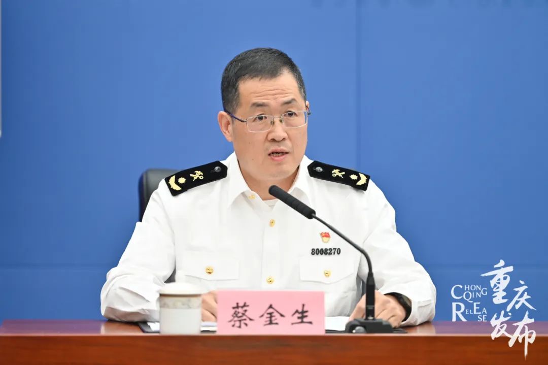 蔡金生介绍相关情况 邹乐 摄