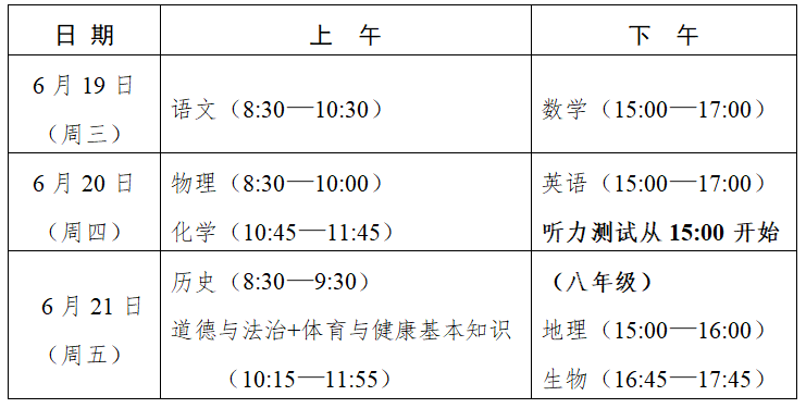 权威发布！2024泉州中招政策出台