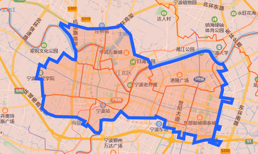 甬上买菜即时达配送区域