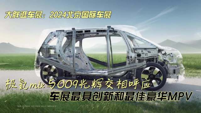 大胖逛车展：车展最具创新的宝宝巴士极氪MIX与最豪华MPV009光辉