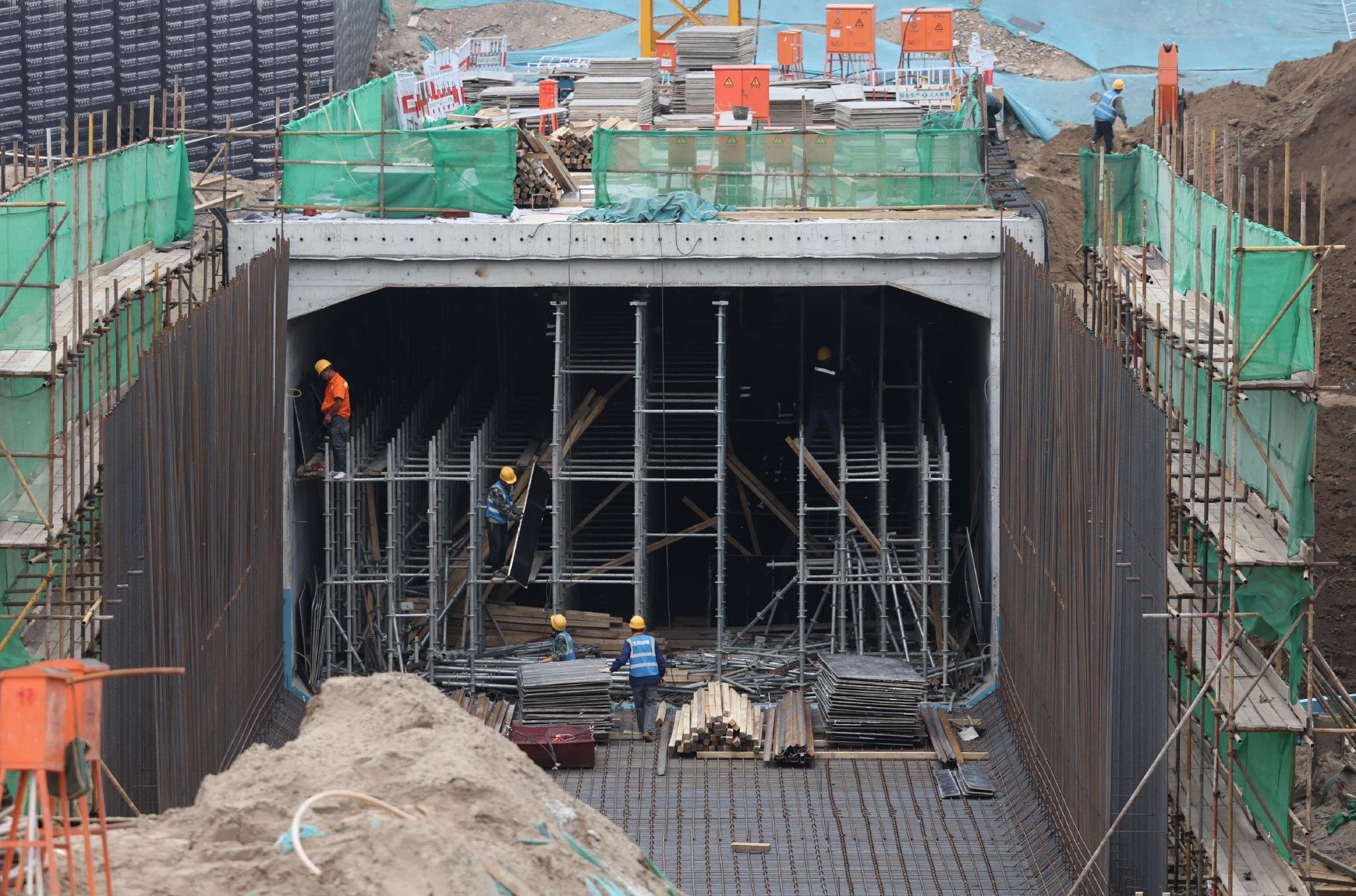 未來東六環土橋立交還將建成北京首個地下互通立交橋。  新京報記者 王貴彬 攝