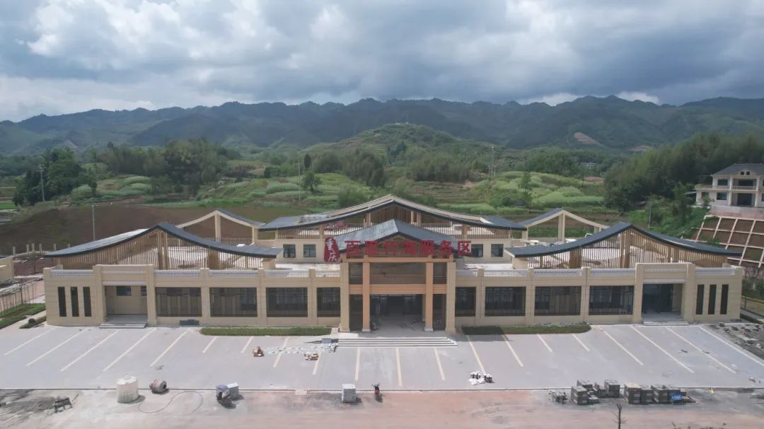 百里竹海服务区 重庆高速集团供图
