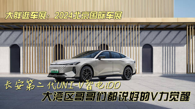 大胖逛车展：长安二代UNI-V智电iDD 大湾区哥哥们都说好的V力觉醒