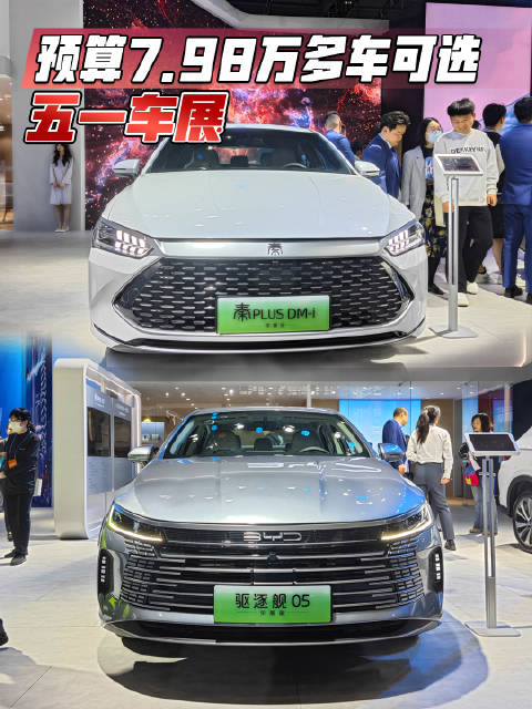 五一车展打卡“性价比之王”比亚迪展台，预算7.98万多车可选