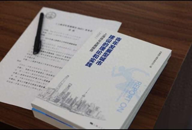 图为约20万字的报告。本文图片均由上海市青少年研究中心提供。