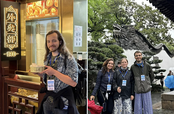 通过半日游项目来沪旅行的外国游客。图片来源:上海市文旅局