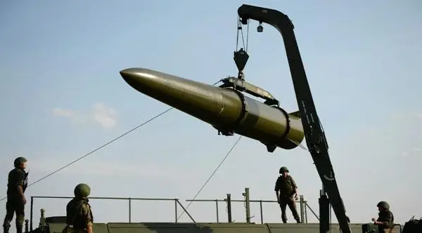 「伊斯坎德爾-M」彈道導彈，圖自俄羅斯國防部