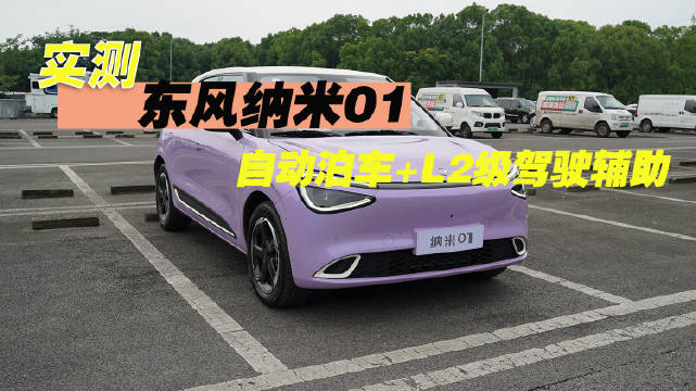 实拍东风纳米01 自动泊车+L2级驾驶辅助 堪比老司机