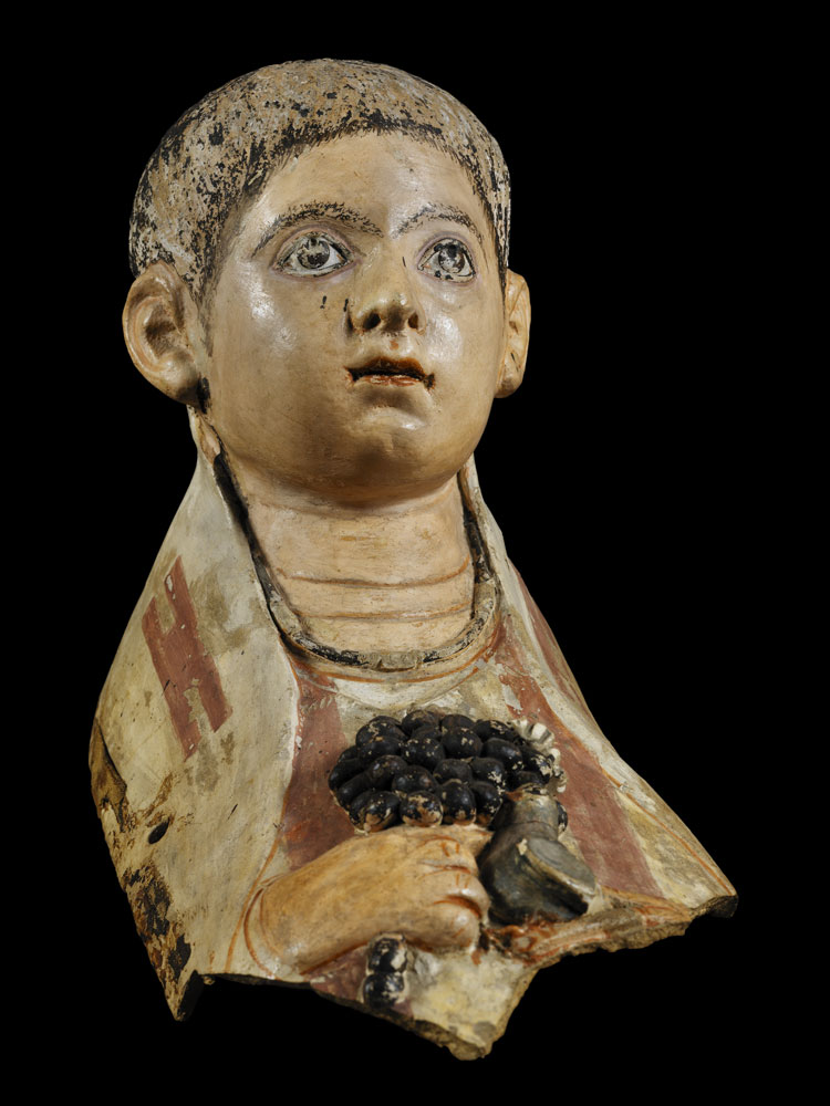 木乃伊面具 石膏 托勒密埃及时期（公元前332-30年） 埃及国家博物馆
