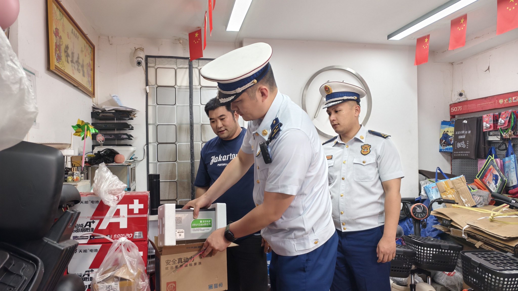 檢查現場 本文圖片來源:上海消防