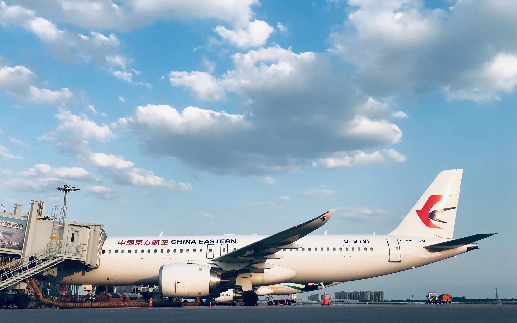 東航國產大飛機C919。圖/中國東方航空公司提供