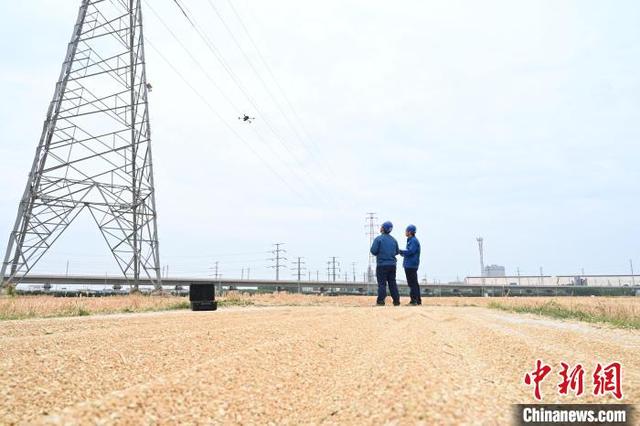 6月11日,為確保電網安全度夏,國網桓台縣供電公司對全縣變電站、供電線路進行巡查。張運波 攝