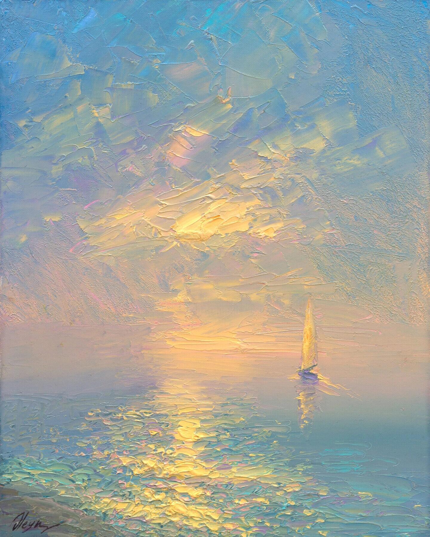 Dmitry Oleyn ,乌克兰油画家…|绘画|艺术|大海|十分|湖泊_新浪新闻