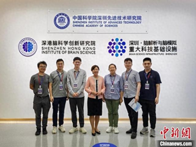 葉玉如(左四)與參團香港青年科學家合影。主辦方 供圖
