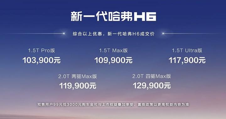 10万元买SUV，请给我一个不选新一代哈弗H6理由