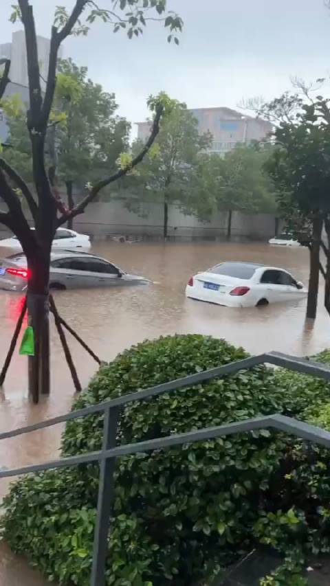 豪横呀！问界M9在暴水深积水中一路甩开众多车型，实力“上岸”岸！