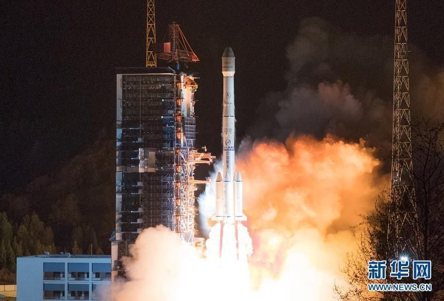2019年3月10日凌晨,我国在西昌卫星发射中心用长征三号乙运载火箭,成功将“中星6C”卫星发射升空。 新华社发 郭文彬 摄