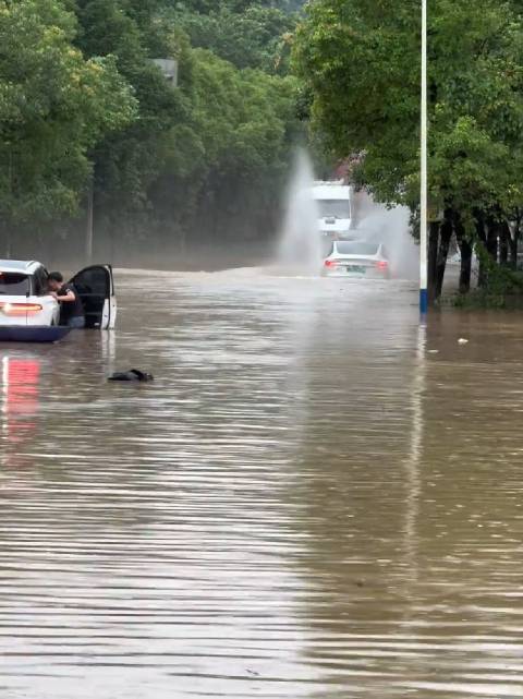 这是一台，被仰望U8附身的特斯拉？最后一段路，它还真浮起来了！
