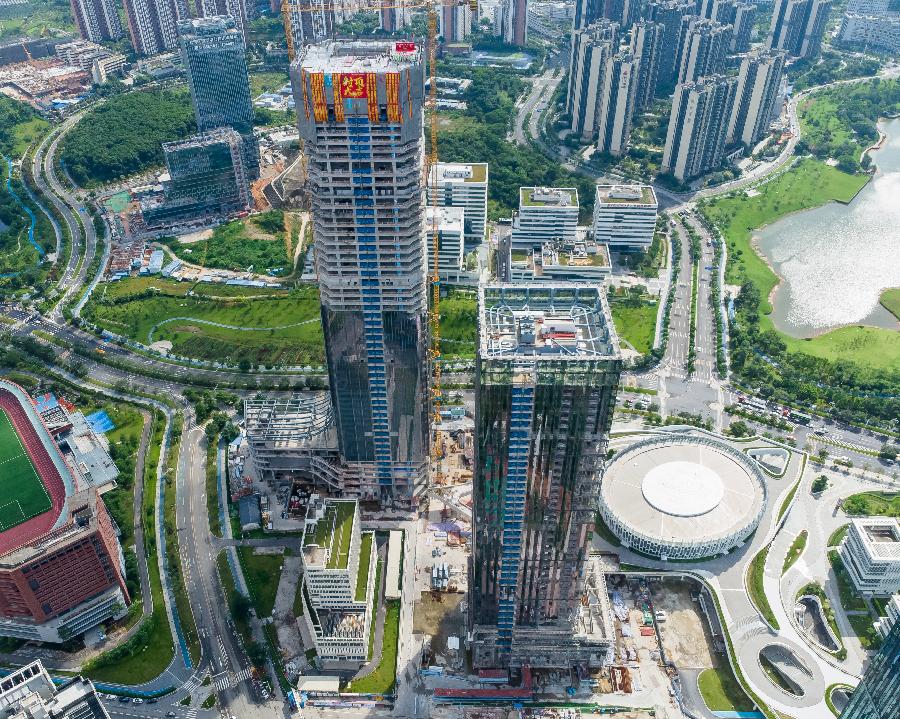 知识城广场四期项目提前52天完成主体结构封顶|广州市_新浪新闻