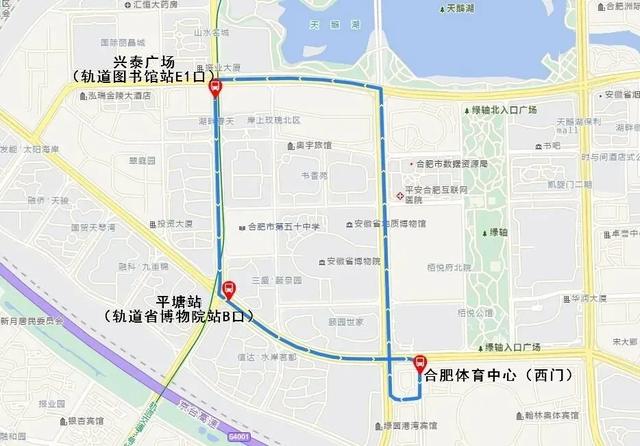 公交接驳线线路走向图