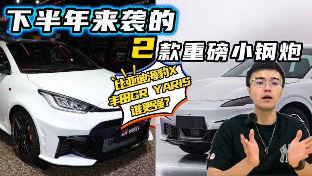下半年来袭的2款重磅小钢炮：海豹X和GR YARiS谁更强？