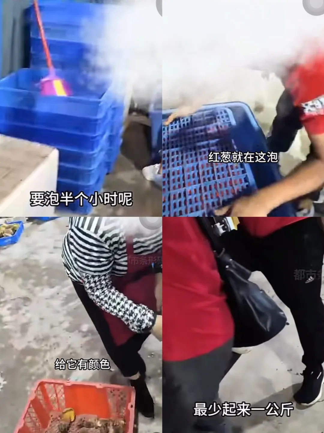 网传“菌子泡水”视频截图