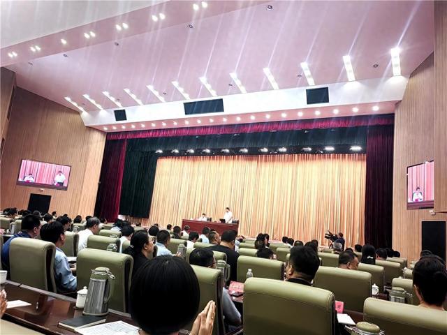 专题辅导报告会场景。