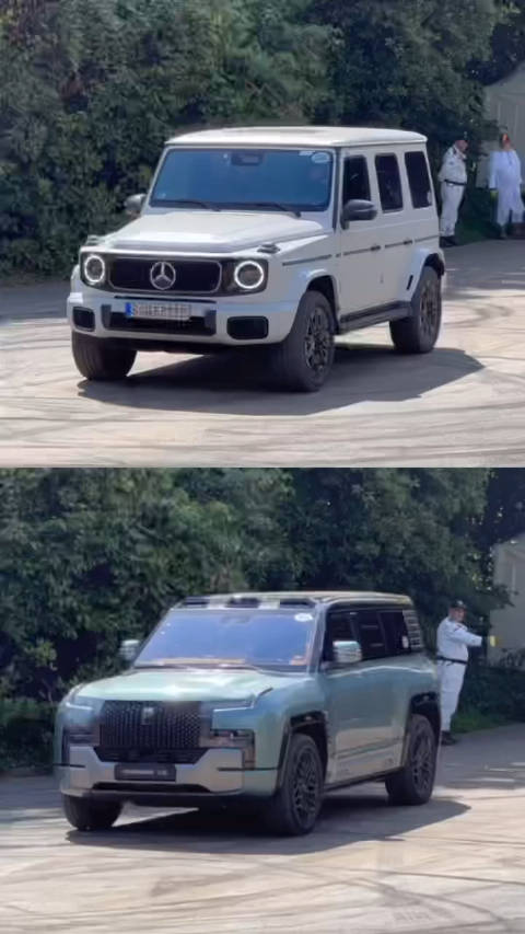 2024年古德伍德速度节上的坦克掉头大法 奔驰G580 VS 仰望U8