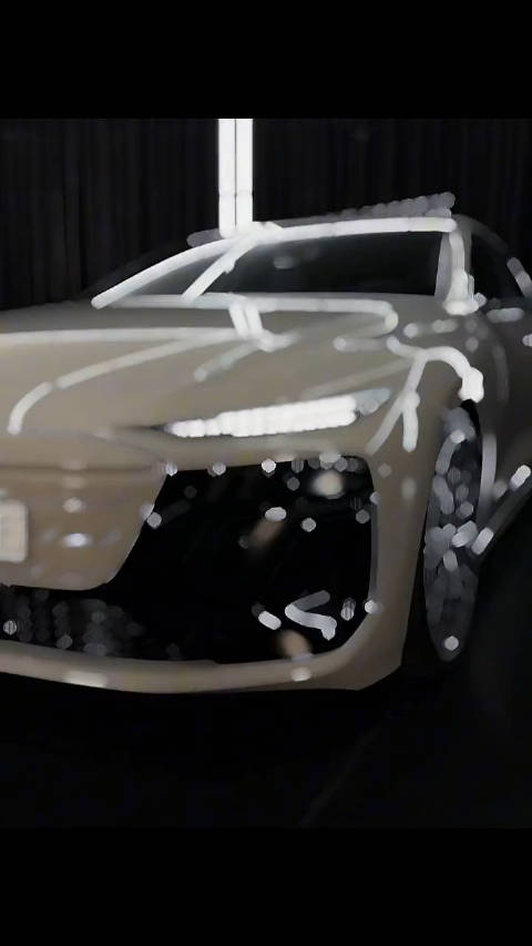 奥迪新一代纯电A6 e-tron，颜值直接拉满，真的太酷炫了！