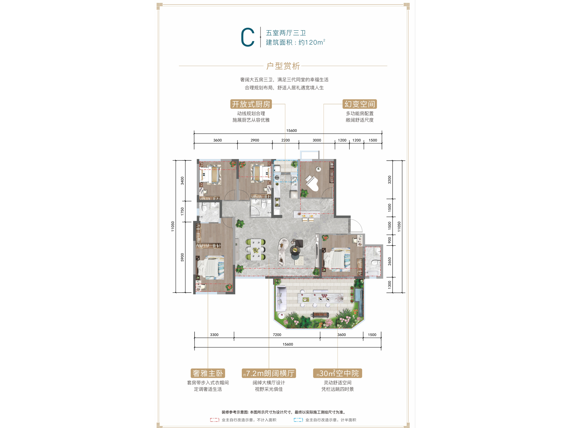 双流聚亿·天府锦城户型解密 119~121㎡售价待定|楼盘|居室|直线|超市_新浪新闻