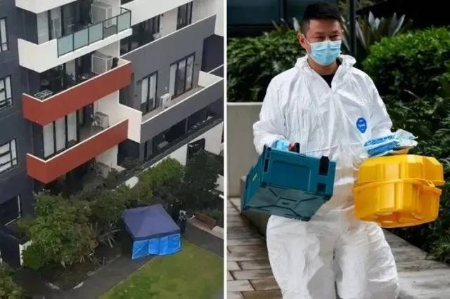 警方在事發現場進行取證。