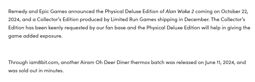 卖了130万份,发售快一年的《心灵杀手2》,依然还没回本