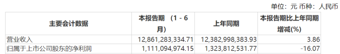 图 / 人福医药财报